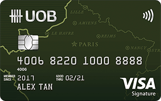 UOB Visa Signature card art