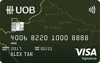 UOB Visa Signature card art